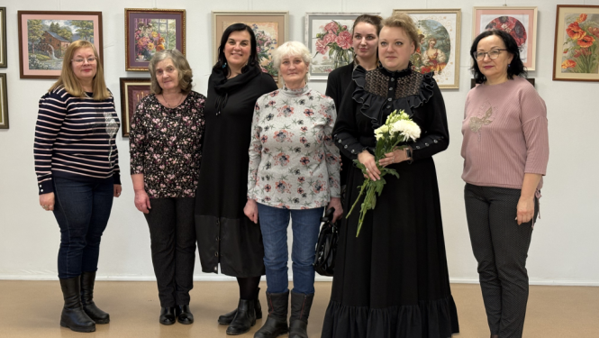 Evitas Zarembas - Krīgeres krustdūrienu izšuvumu izstāde 