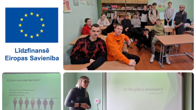 Notikusi 2. nodarbība Erasmus+ jaunatnes līdzdalības projektam "Pozitīvs jaunietis"
