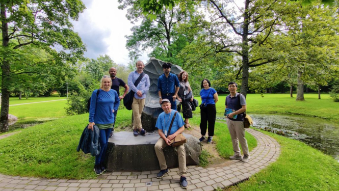 Notiek 9.starptautiskais glezniecības plenērs “Valdis Bušs”