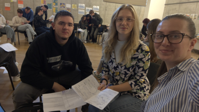 Balvu novada Jauniešu domes pārstāvji Rēzeknē