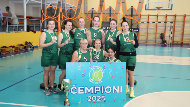 Sieviešu komandām noslēdzies 2025. gada basketbola čempionāts