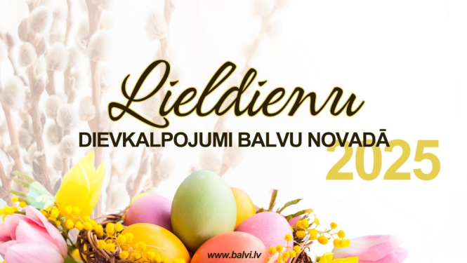 Lieldienu dievkalpojumi | 2025