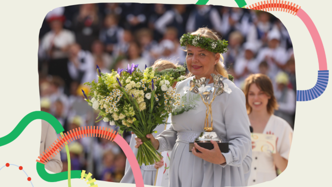 Balvu Mūzikas skolas 2.–9. klašu koris, diriģente Linda Vītola