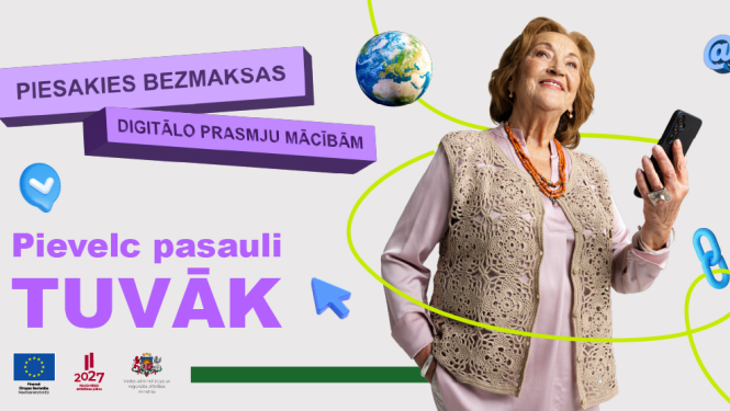 Digitālās prasmes ikdienai - mācies bez maksas Balvu novadā 