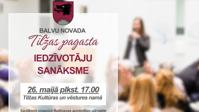 Tilžas pagasta iedzīvotāju sanāksme
