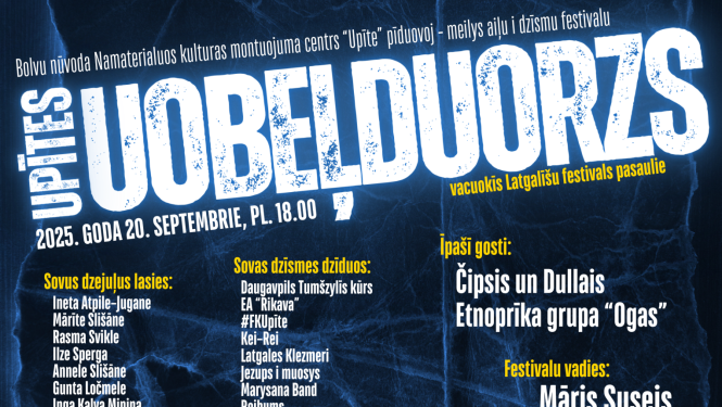AFIŠA_Vecākais latgaliešu festivāls ''Upītes Uobeļduorzs''