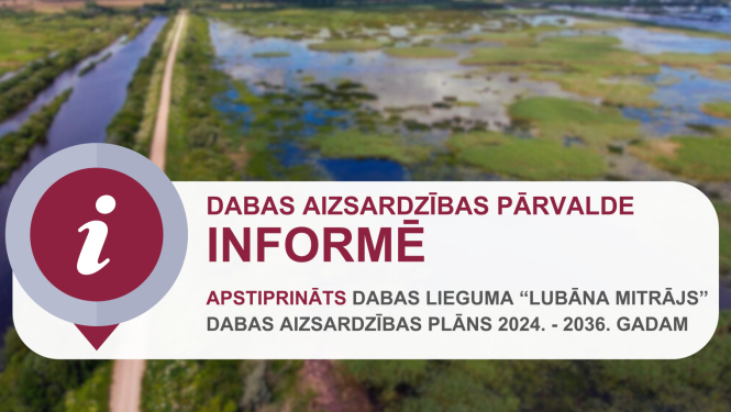 Par dabas lieguma “Lubāna mitrājs” dabas aizsardzības plāna apstiprināšanu