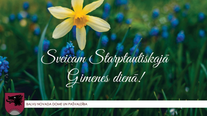 Apsveikums ģimenes dienā