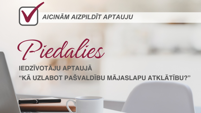 "Delna" aicina iedzīvotājus piedalīties aptaujā “Kā uzlabot pašvaldību mājaslapu atklātību?”