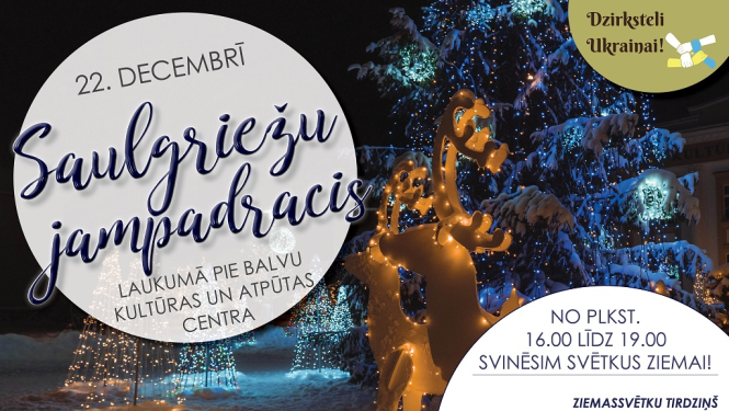 Balvos notiks labdarības akcija „Dzirksteli Ukrainai!”