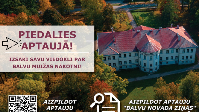 Piedalies aptaujā un izsaki savu viedokli!