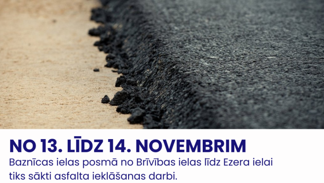 Baznīcas ielas posma plānotās satiksmes izmaiņas