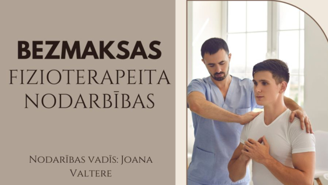 Iespēja bezmaksas apmeklēt fizioterapeita nodarbības