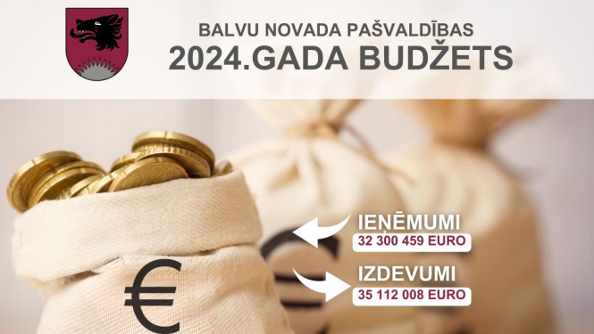 Apstiprināts Balvu novada pašvaldības 2024. gada budžets
