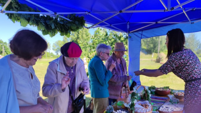 Saulgriežu ieskandināšanas pasākums Bērzpilī