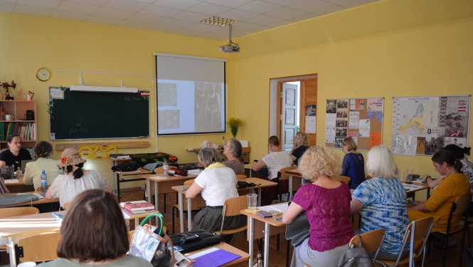 Aizvadīts praktiskais seminārs "Čošno deču izšūšanas tradīcijas Baltinavā"