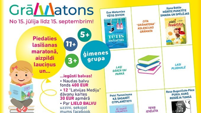 Padari savu vasaru krāsainu! Piedalies, lasi un nopelni balvas!