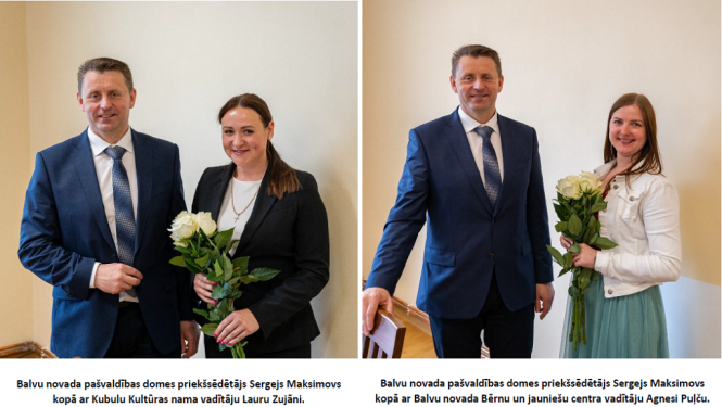 Balvu novada domes sēdē ieceļ divu iestāžu jaunās vadītājas