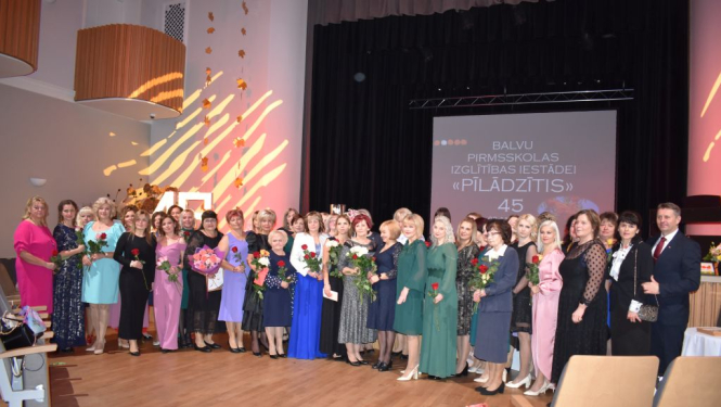 Nosvinēta Balvu PII “Pīlādzītis” 45 gadu jubileja