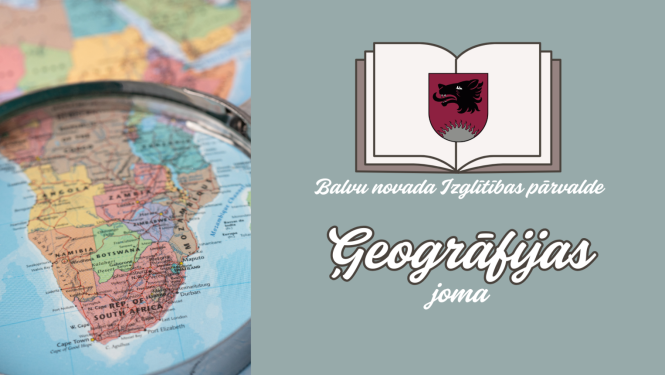 Ģeogrāfijas jomas vizuālais materiāls