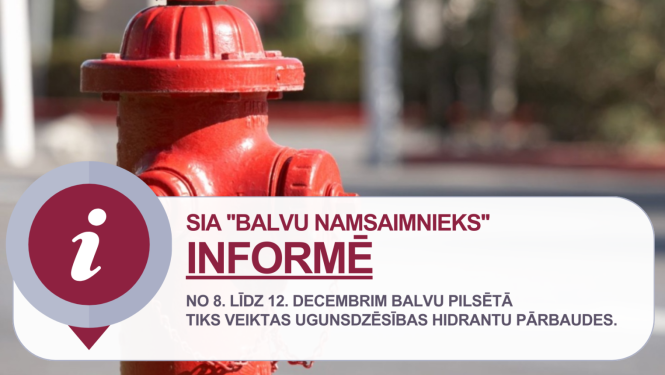 SIA ''Balvu Namsaimnieks'' informē