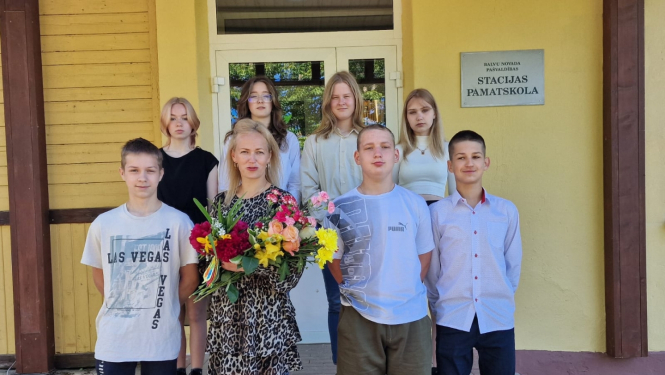 Pēdējā mācību gada skolas diena Stacijas skolā 