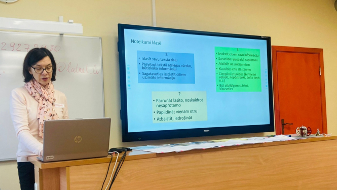 Izglītojas novada pedagogi