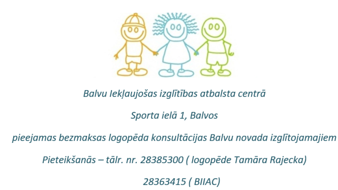 logopēda konsultācija