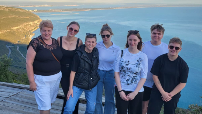 Projekta dalībnieku kopbilde Portugālē