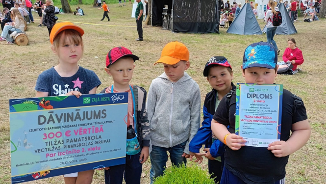 Vectilžas pirmsskolas grupas bērni devās mācību ekskursijā uz Vides svētkiem Tērvetes dabas parkā
