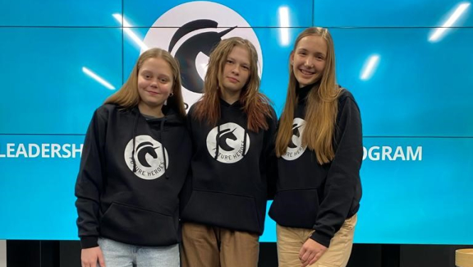 Balvu novada jaunietes ceļš “Future Hereos” programmā