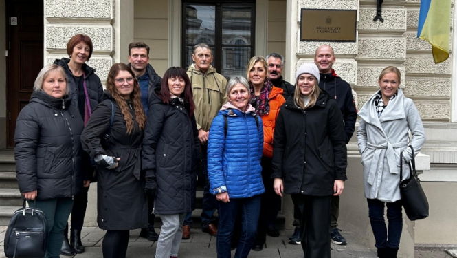 Sporta skolotāju pieredzes apmaiņas vizīte Rīgas Valsts 2. ģimnāzijā