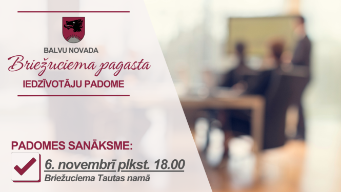 Briežuciema pagasta Iedzīvotāju padomes sanāksme