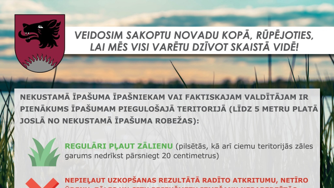 Par īpašumu sakopšanu