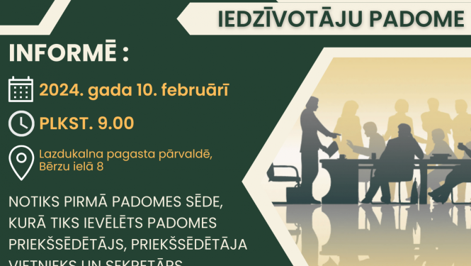 10. februārī notiks pirmā Lazdukalna pagasta Iedzīvotāju padomes sēde