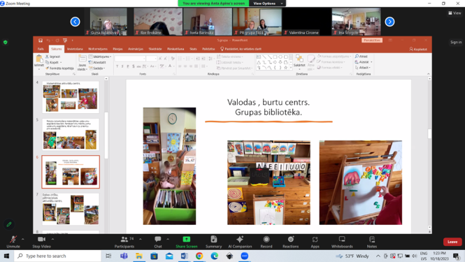 Pirmsskolas pedagogi tiekas pirmajā metodiskās dienas seminārā