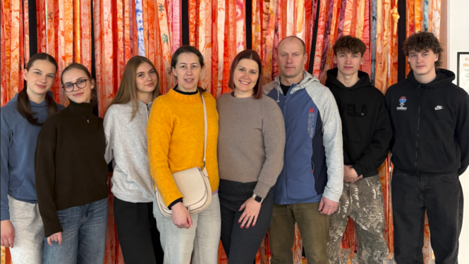 Balvu Valsts ģimnāzijas pārstāvji projekta aktivitātē