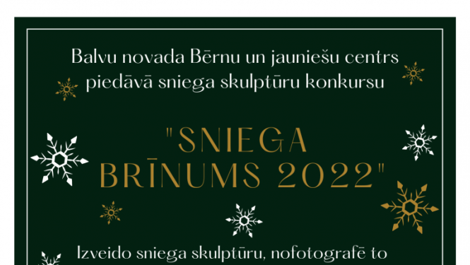 sniega brīnums