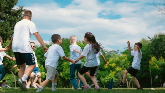 Sportiska ģimene vasarā