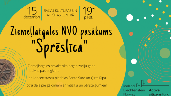 Iepazīstinām ar konkursa „Ziemeļlatgales nevalstisko organizāciju gada balva” nominantiem