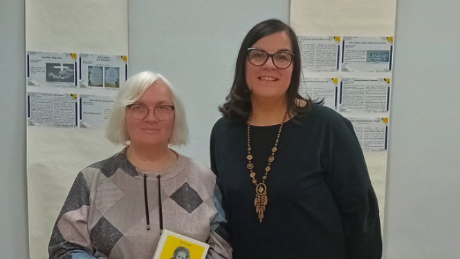 Balvu Centrālajā bibliotēkā aizvadīta tikšanās ar rakstnieci Janu Egli