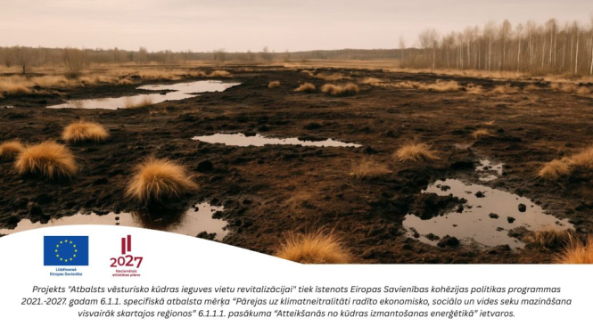 Līdz 11. jūlijam aicina atsaukties vēsturisko kūdras ieguves vietu īpašniekus 