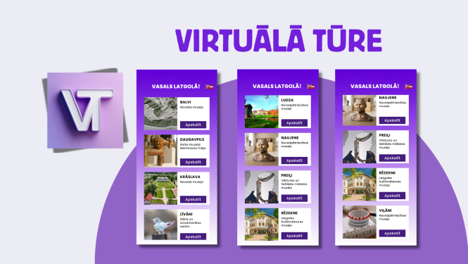 Norādīti virtuālās tūres aptvertie muzeji