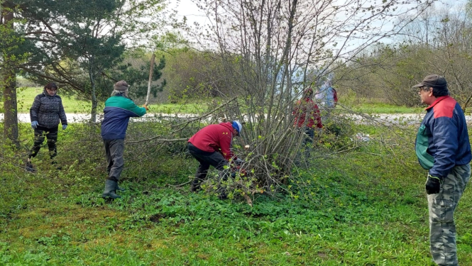 Briežuciemieši aktīvi piedalās Lielajā Talkā