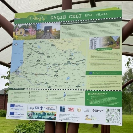 Projekta “Zaļie ceļi Rīga – Viļaka” norise