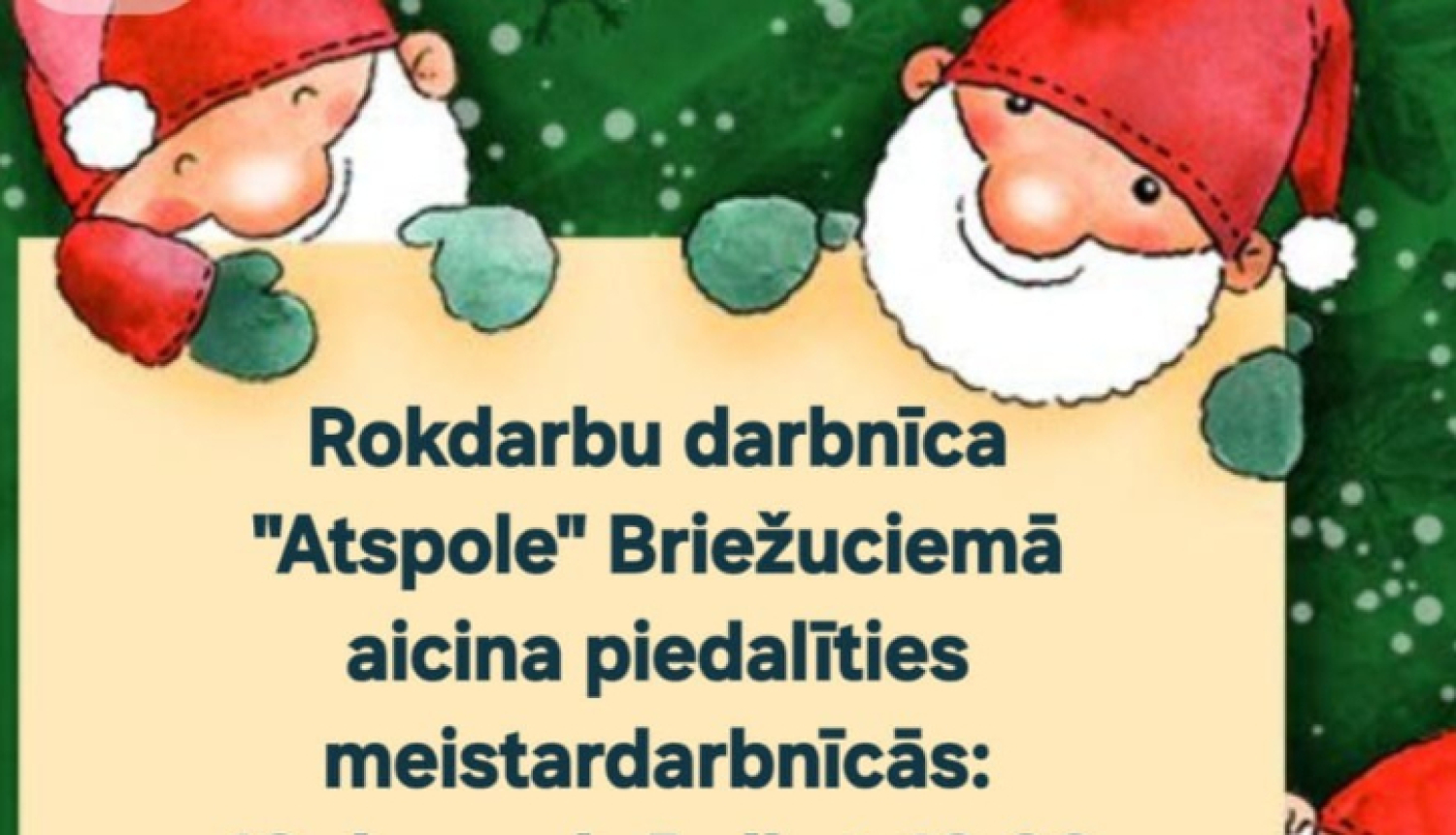 meistardarbnīca afiša