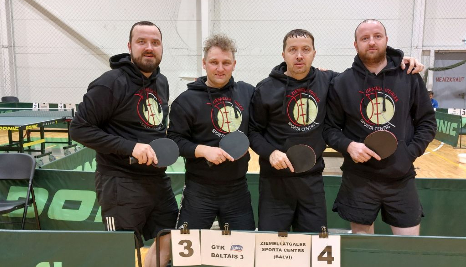 Galda tenisa komanda uzsākusi Latvijas komandu čempionātu