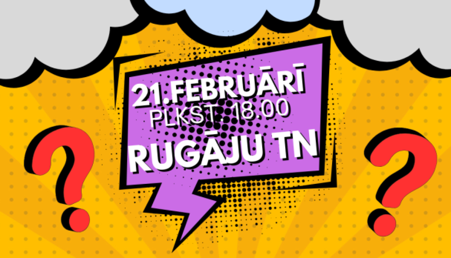 erudīcijas jeb prāta spēļu afiša