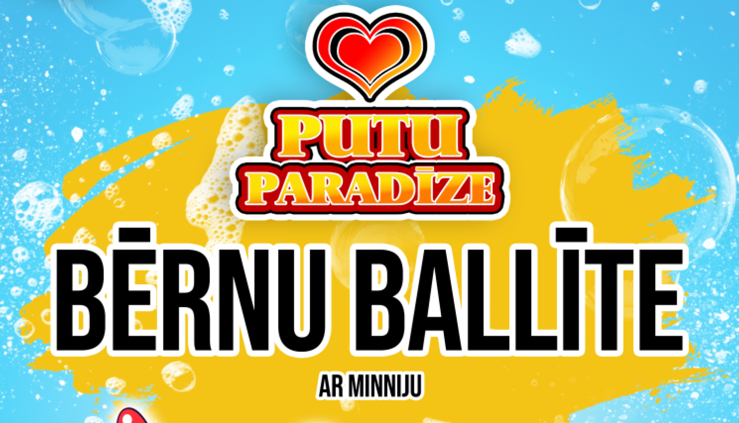 AFIŠA_Bērnu ballīte ''Putu paradīze''