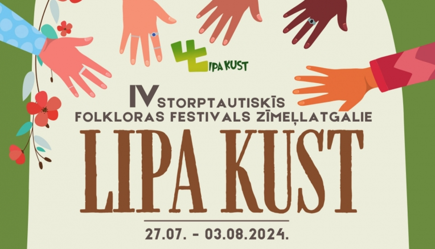 AFIŠA_ IV Starptautiskais folkloras festivāls ''Lipa Kust''